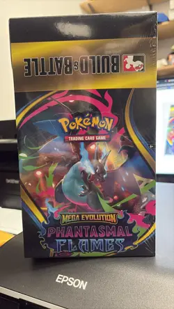 Pokemon TCG ME02 Phantasmal Flames BUILD AND BATTLE DISPLAY BOX 10 ct Sealed - Image 1