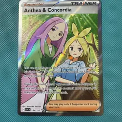 Anthea and Concordia 254/217 Ascended Heroes Pokemon TCG Full Art Trainer - Image 1