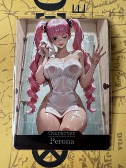 Perona One Piece hentai Anime Doujin Waifu ACG Custom Card - Image 1