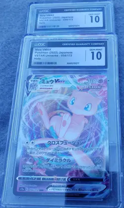 CGC 10 Mew VMAX 054/172 RRR VSTAR Universe s12a Pokemon Card - Image 3