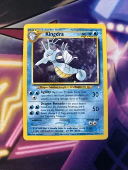 Kingdra - 8/111 - Pokemon Neo Genesis Unlimited Holo Rare Card WOTC MP - Image 1
