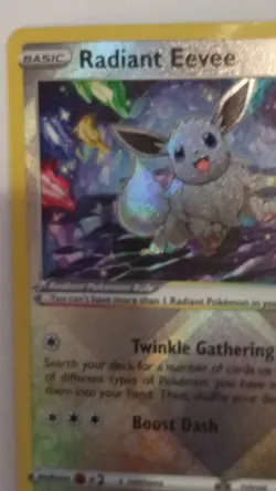 Pokemon TCG Radiant Eevee SWSH230 Sword & Shield Promo Holo Full Art Card - Image 4