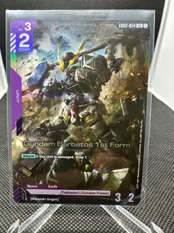 Gundam Card Game Dual Impact Gundam Barbatos 1st Form GD02-054 (LR) - Image 1