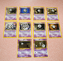 Unown Pokemon Cards 8 Purple Lot First Editions & 2 Japanese LP Assorted Mixed - Image 3