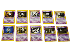 Unown Pokemon Cards 8 Purple Lot First Editions & 2 Japanese LP Assorted Mixed - Image 5