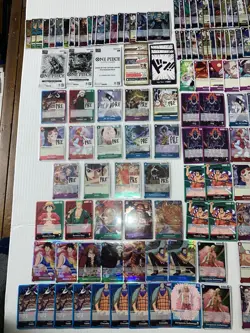 ONE PIECE Card Collection Lot Super Pre, Sealed, OP01 Leader Pre Errata, Holo - Image 3
