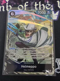 Helmeppo Alt Art OP11-092 SR A Fist of Divine Speed One Piece TCG Card English - Image 1