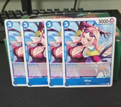 x4 Hina OP12-051 English UC Legacy Master One Piece Card Game - Image 1