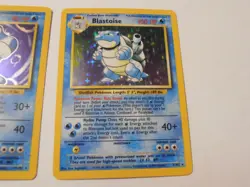 Pokemon BASE UNLIMITED 2-102 Blastoise 13-102 Poliwrath WOTC 2 HOLO CARD LOT - Image 3