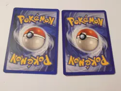 Pokemon BASE UNLIMITED 2-102 Blastoise 13-102 Poliwrath WOTC 2 HOLO CARD LOT - Image 4