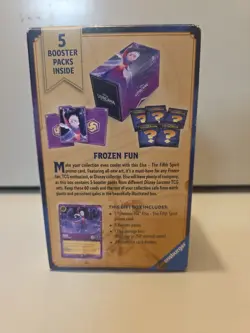 Factory Sealed Disney Lorcana: Fabled Elsa Gift Set Trading Card Game 5 Boosters - Image 2