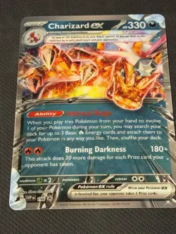 Charizard ex - 054/091 Promo Pokemon Lenticular Jumbo Card 4 - Image 1