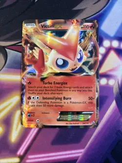 Victini EX -24/113 - Legendary Treasures Ultra Rare Holo Pokemon Cards TCG MP - Image 1