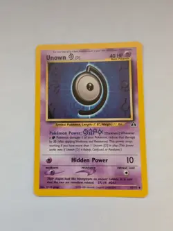 Pokemon Neo Discovery 47/75 Unown (Darkness) Card VLP - Image 1