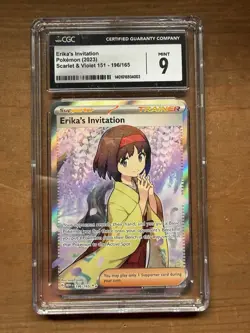 Pokemon TCG Scarlet & Violet 151 Erika's Invitation Card 196/165 - Image 1