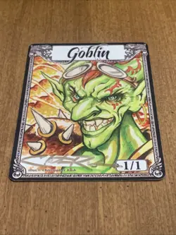 MTG Magic: The Gathering - GOBLIN - Christopher Rush Signed Token - NM - Image 3