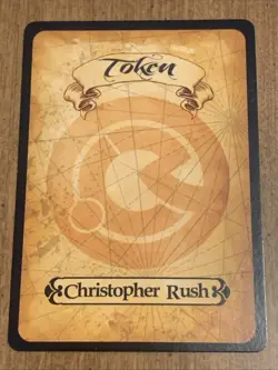 MTG Magic: The Gathering - GOBLIN - Christopher Rush Signed Token - NM - Image 4