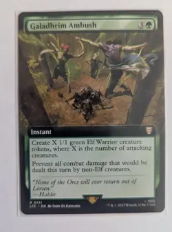 1x Galadhrim Ambush Extended Art NM - Magic MTG LTC EDH Elves x1 - Image 1