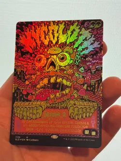 1X FOIL Mycoloth BORDERLESS MINT MTG Magic Secret Lair Fungal Saproling EDH - Image 1