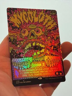 1X FOIL Mycoloth BORDERLESS MINT MTG Magic Secret Lair Fungal Saproling EDH - Image 2