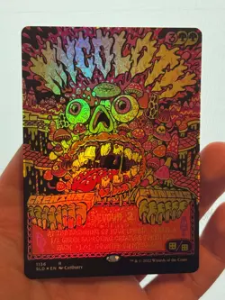 1X FOIL Mycoloth BORDERLESS MINT MTG Magic Secret Lair Fungal Saproling EDH - Image 3