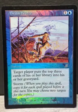 Magic MTG Scourge FOIL Brain Freeze NEAR MINT NM - Image 1