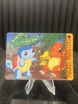 Pokemon Vintage Pocket Monsters Vending HOLO Prism Sticker Bandai 1999 Nintendo - Image 2