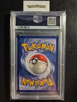 First Edition 1999 Pokemon Fossil 55/62 Slowpoke PSA NM-MT 8 - Image 2