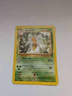 Beedrill 21/130 Base Set 2 Unlimited Pokemon TCG MP/HP - Image 1