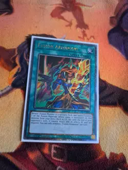 Yugioh Fusion Armament DUNE-EN061 Quarter Century Secret Rare - Image 1