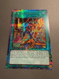 YuGiOh Fusion Armament Quarter Century Secret Rare Spell Card DUNE-EN061 - Image 1