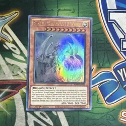 Yugioh! Armed Dragon LV10 White BLVO-EN005 Ultra Rare 1st Edition NM - Image 1
