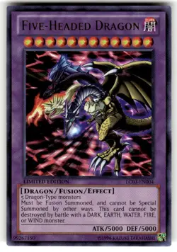 Five-Headed Dragon - LC03-EN004 - Ultra Rare - Limited Edition Near Mint Yugioh - Image 1