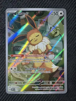 Pokemon TCG Eevee EX Prismatic Evolutions 173 Black Star Promo NM - Image 1