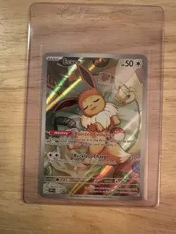 Pokemon TCG Eevee EX Prismatic Evolutions 173 Black Star Promo NM - Image 1