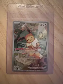 Pokemon TCG Eevee EX Prismatic Evolutions 173 Black Star Promo NM - Image 1