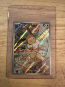 Pokemon TCG Eevee EX Prismatic Evolutions 173 Black Star Promo NM - Image 1