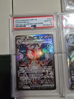 Charizard EX Sir Obsidian Flames Pokemon Card 223/197 PSA 10 en 2023 - Image 1