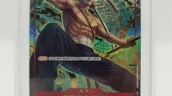 PSA 10 Roronoa Zoro OP01-025 1st Anniversary Set Promo ONE PIECE Card Chinese JP - Image 3