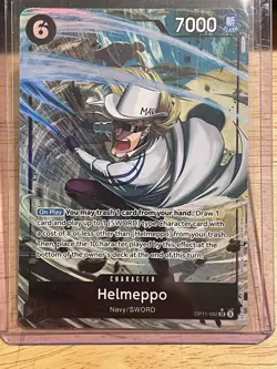 Helmeppo Alt Art Super Rare - A Fist Of Divine Speed #OP11-092 SR One Piece - Image 1