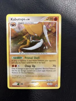 Pokemon TCG Kabutops Holo Rare 6/100 Majestic Dawn MP Swirl - Image 1