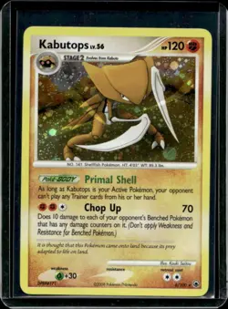 2008 Pokemon Diamond & Pearl Majestic Dawn Kabutops Holo #6/100 - Image 1