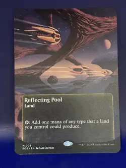 MTG - Reflecting Pool - Borderless Mythic #81 Edge of Eternities: Stellar Sights - Image 1