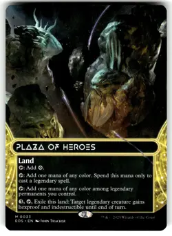 Plaza of Heroes (Borderless) Edge of Eternities: Stellar Sights 33 Near Mint - Image 1