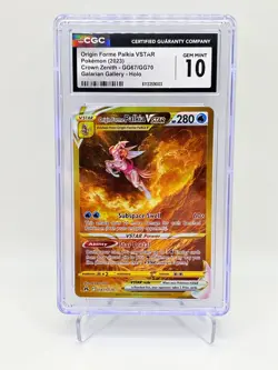 CGC GEM MINT 10 Origin Forme Palkia VSTAR (Secret) GG67/GG70 Crown Zenith Holo - Image 1