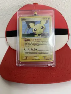 Pokemon Pichu TCG Reverse Holo Card 21/108 EX Power Keepers 2007 Stamped - Image 1