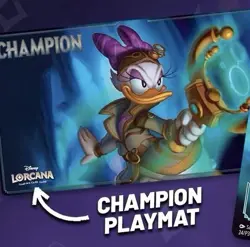 Disney Lorcana Set Championship Playmat Daisy Duck Paranormal Investigator NEW - Image 1