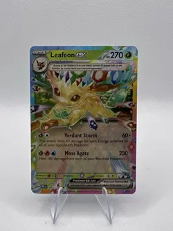 Pokemon TCG Leafeon EX 006/131 Prismatic Evolutions Card NM Condition - Image 1