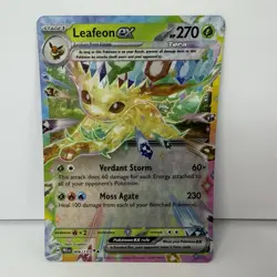 Leafeon ex 006/131 Prismatic Evolutions Pokemon Card TCG NM - Image 1