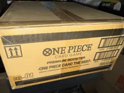 ONE PIECE ENGLISH TCG: THE BEST Premium Booster Box Case 10 Boxes PRB-01 - Image 1